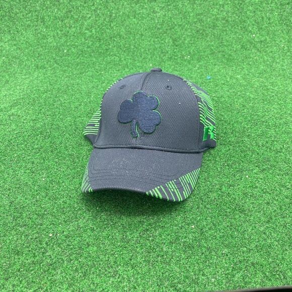 Russell Youth Navy Green Back Strap Round Bill Adjustable Baseball Cap - Picture 4 of 4